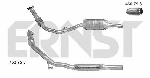 Ernst 753753 Catalytic Converter 753753: Buy near me in Poland at 2407.PL - Good price!