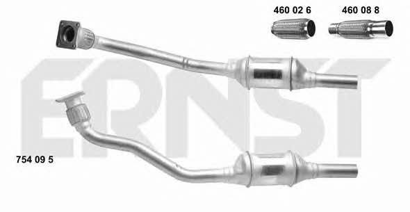 Ernst 754095 Катализатор 754095: Отличная цена - Купить в Польше на 2407.PL!