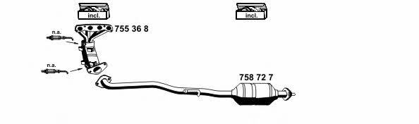 Ernst 170047 Exhaust system 170047: Buy near me in Poland at 2407.PL - Good price!