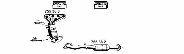 Ernst 170055 Exhaust system 170055: Buy near me in Poland at 2407.PL - Good price!