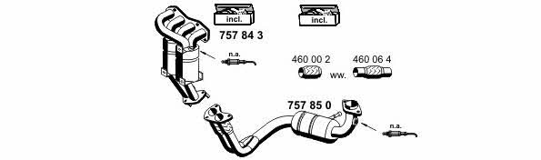 Ernst 180079 Exhaust system 180079: Buy near me in Poland at 2407.PL - Good price!