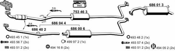 Ernst 180097 Exhaust system 180097: Buy near me at 2407.PL in Poland at an Affordable price!