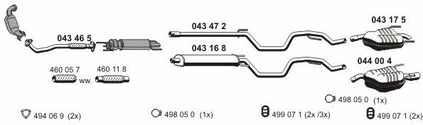 Ernst 050578 Abgasanlage 050578: Kaufen Sie zu einem guten Preis in Polen bei 2407.PL!