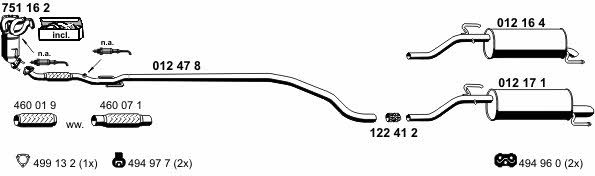 Ernst 050648 Exhaust system 050648: Buy near me in Poland at 2407.PL - Good price!