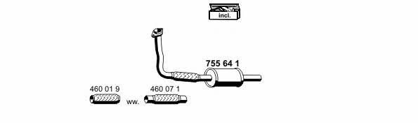 Ernst 050768 Exhaust system 050768: Buy near me in Poland at 2407.PL - Good price!