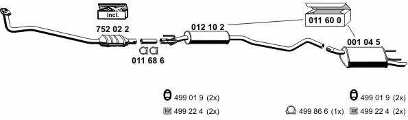 Ernst 050771 Exhaust system 050771: Buy near me at 2407.PL in Poland at an Affordable price!