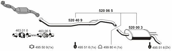  100034 Abgasanlage 100034: Kaufen Sie zu einem guten Preis in Polen bei 2407.PL!