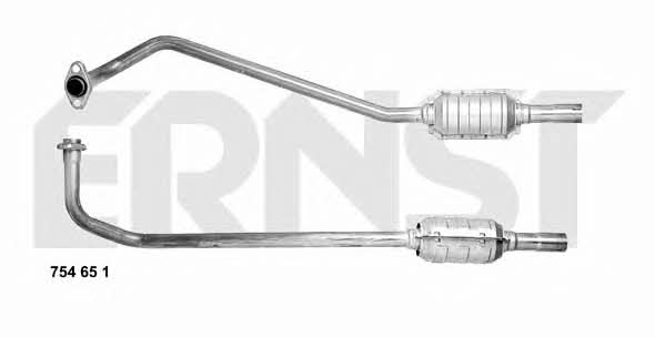 Ernst 754651 Catalytic Converter 754651: Buy near me in Poland at 2407.PL - Good price!