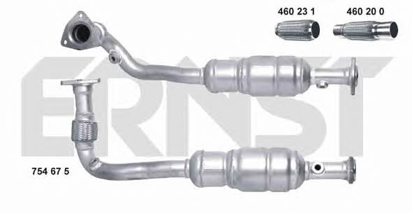 Ernst 754675 Catalytic Converter 754675: Buy near me in Poland at 2407.PL - Good price!