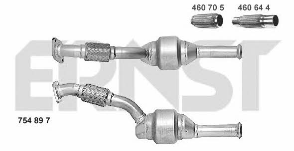 Ernst 754897 Catalytic Converter 754897: Buy near me in Poland at 2407.PL - Good price!