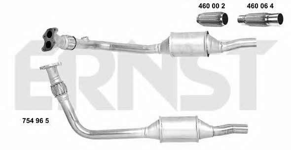 Ernst 754965 Catalytic Converter 754965: Buy near me in Poland at 2407.PL - Good price!