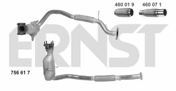 Ernst 756617 Catalytic Converter 756617: Buy near me in Poland at 2407.PL - Good price!