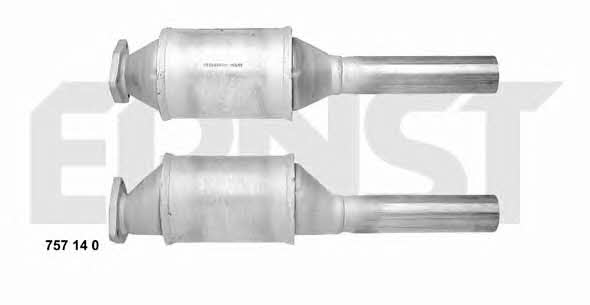 Ernst 757140 Catalytic Converter 757140: Buy near me in Poland at 2407.PL - Good price!