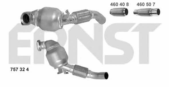 Ernst 757324 Catalytic Converter 757324: Buy near me in Poland at 2407.PL - Good price!