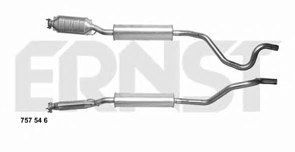 Ernst 757546 Catalytic Converter 757546: Buy near me in Poland at 2407.PL - Good price!