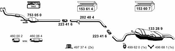 Ernst 190059 Система выпуска отработаных газов 190059: Отличная цена - Купить в Польше на 2407.PL!