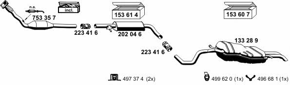 Ernst 190076 Exhaust system 190076: Buy near me at 2407.PL in Poland at an Affordable price!