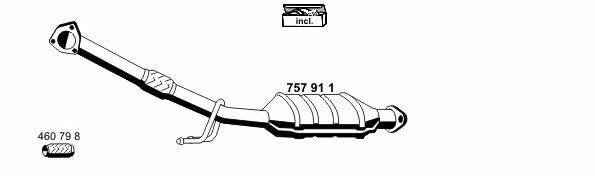 Ernst 210050 Exhaust system 210050: Buy near me in Poland at 2407.PL - Good price!
