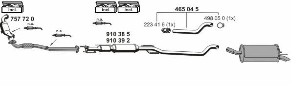 Ernst 050882 Exhaust system 050882: Buy near me in Poland at 2407.PL - Good price!