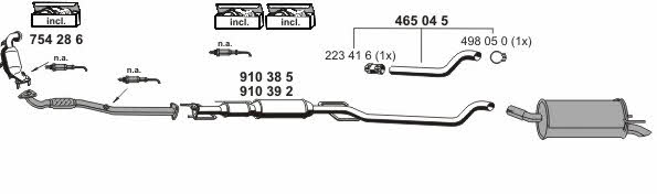 Ernst 050888 Exhaust system 050888: Buy near me in Poland at 2407.PL - Good price!