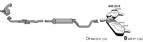 Ernst 050891 Abgasanlage 050891: Kaufen Sie zu einem guten Preis in Polen bei 2407.PL!