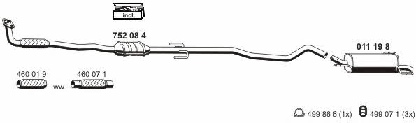 Ernst 050945 Exhaust system 050945: Buy near me at 2407.PL in Poland at an Affordable price!