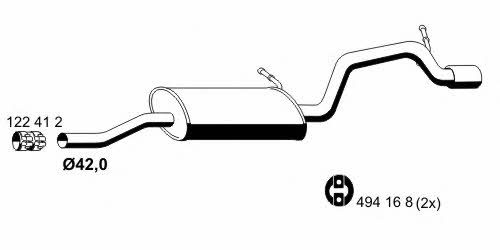 Ernst 055215 Endschalldämpfer 055215: Kaufen Sie zu einem guten Preis in Polen bei 2407.PL!