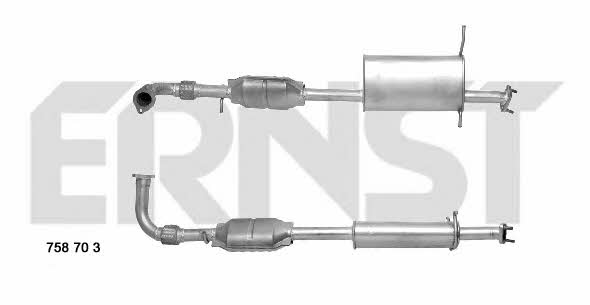 Ernst 758703 Catalytic Converter 758703: Buy near me in Poland at 2407.PL - Good price!