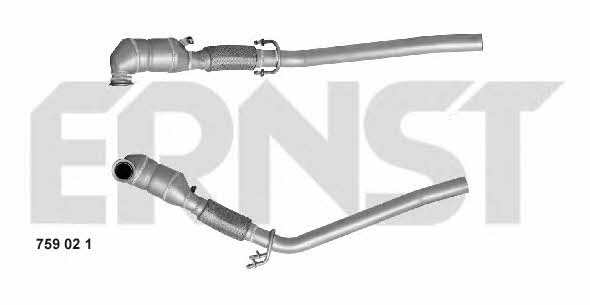 Ernst 759021 Catalytic Converter 759021: Buy near me in Poland at 2407.PL - Good price!