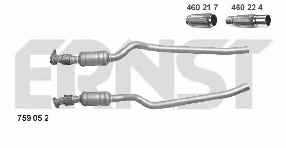 Ernst 759052 Катализатор 759052: Отличная цена - Купить в Польше на 2407.PL!
