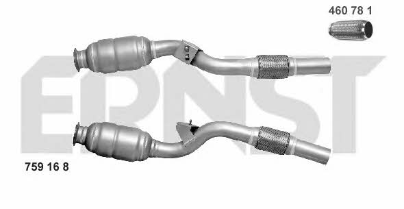 Ernst 759168 Catalytic Converter 759168: Buy near me in Poland at 2407.PL - Good price!