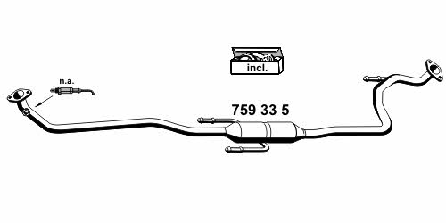 Ernst 759335 Catalytic Converter 759335: Buy near me in Poland at 2407.PL - Good price!
