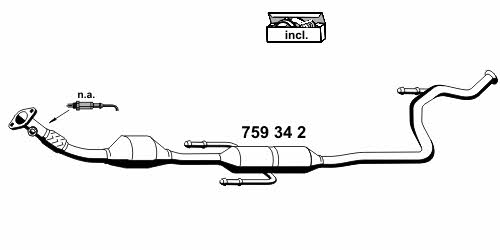 Ernst 759342 Катализатор 759342: Отличная цена - Купить в Польше на 2407.PL!