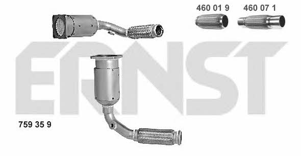 Ernst 759359 Catalytic Converter 759359: Buy near me in Poland at 2407.PL - Good price!