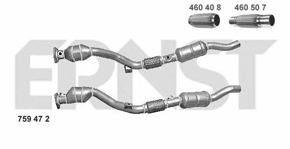 Ernst 759472 Catalytic Converter 759472: Buy near me in Poland at 2407.PL - Good price!