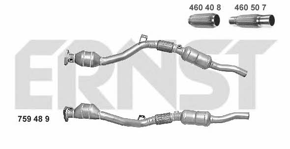 Ernst 759489 Catalytic Converter 759489: Buy near me in Poland at 2407.PL - Good price!