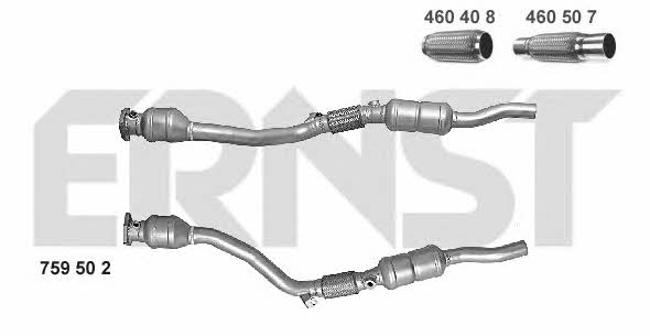 Ernst 759502 Catalytic Converter 759502: Buy near me in Poland at 2407.PL - Good price!