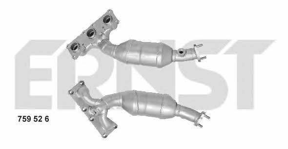 Ernst 759526 Catalytic Converter 759526: Buy near me in Poland at 2407.PL - Good price!