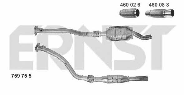 Ernst 759755 Catalytic Converter 759755: Buy near me in Poland at 2407.PL - Good price!