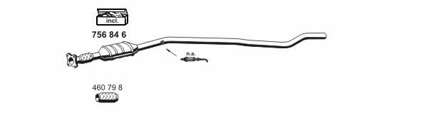 Ernst 230008 Exhaust system 230008: Buy near me in Poland at 2407.PL - Good price!