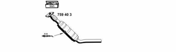 Ernst 230012 Exhaust system 230012: Buy near me in Poland at 2407.PL - Good price!