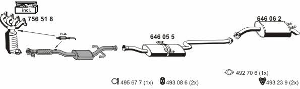 Ernst 250039 Exhaust system 250039: Buy near me in Poland at 2407.PL - Good price!