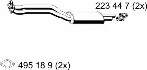 Ernst 284011 Резонатор 284011: Отличная цена - Купить в Польше на 2407.PL!