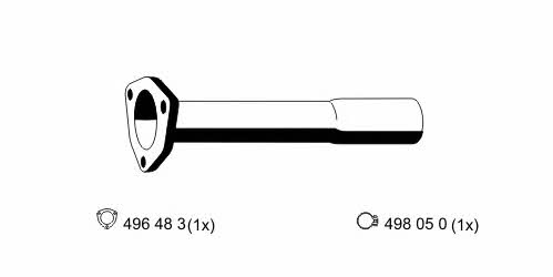 Ernst 305433 Abgasrohr 305433: Kaufen Sie zu einem guten Preis in Polen bei 2407.PL!