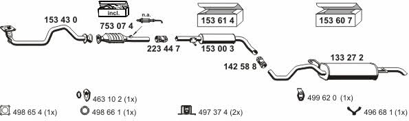  060228 Exhaust system 060228: Buy near me in Poland at 2407.PL - Good price!