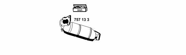 Ernst 100264 Exhaust system 100264: Buy near me in Poland at 2407.PL - Good price!