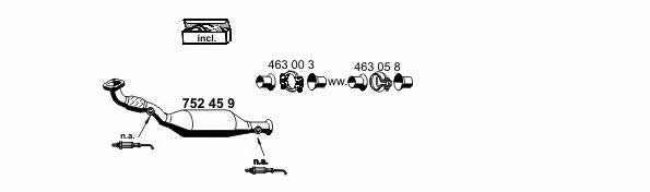 Ernst 100304 Exhaust system 100304: Buy near me in Poland at 2407.PL - Good price!