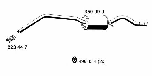 Ernst 350099 End Silencer 350099: Buy near me in Poland at 2407.PL - Good price!