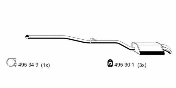 Ernst 352062 End Silencer 352062: Buy near me in Poland at 2407.PL - Good price!