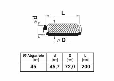 Ernst 460019 Труба гофрированная 460019: Отличная цена - Купить в Польше на 2407.PL!